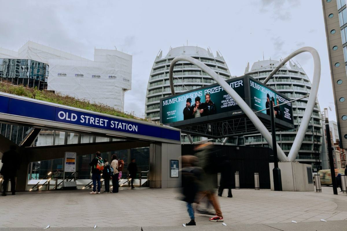 Outdoor advertising campaign